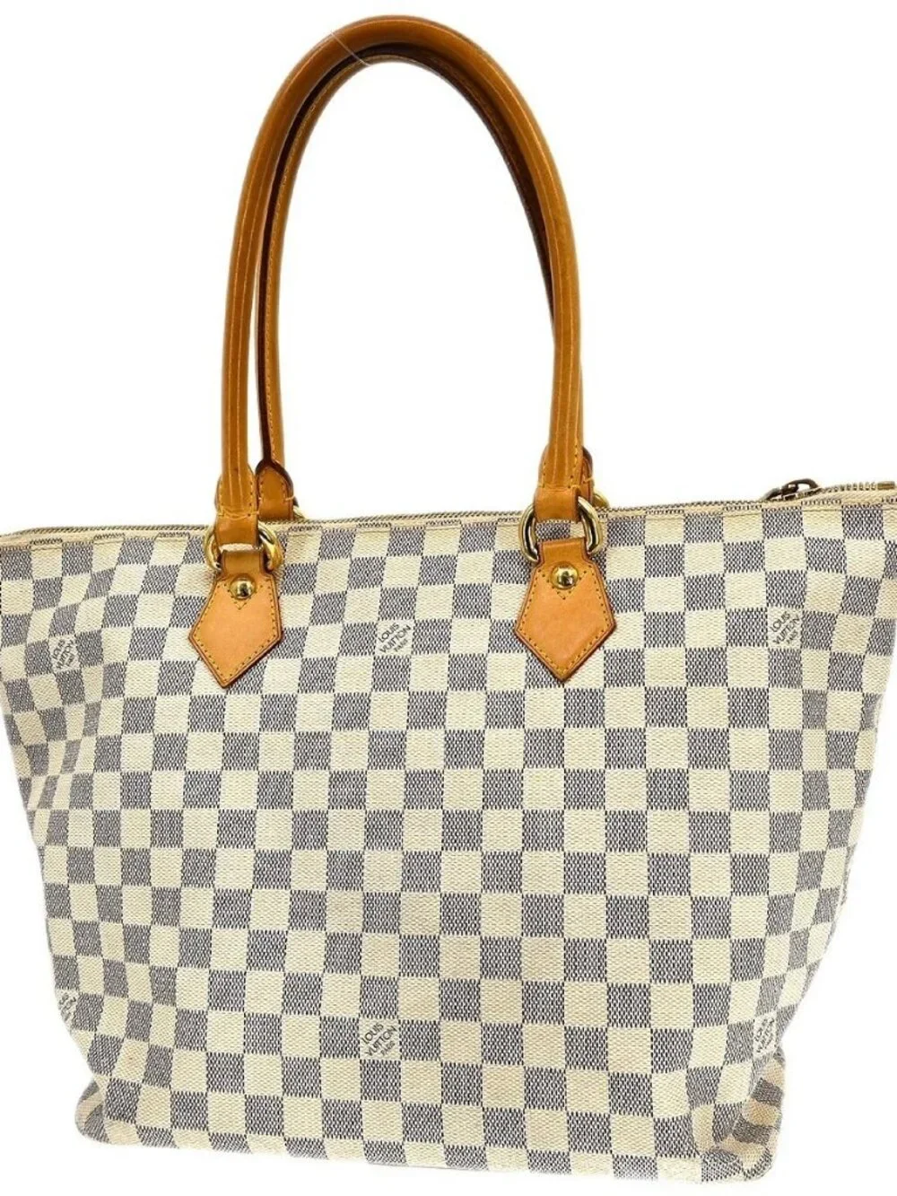 Best02 LOUIS VUITTON DAMIER AZUR SALEYA MM TOTE BAG